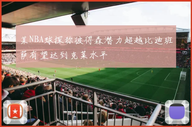 某NBA球探称彼得森潜力超越比迪班萨有望达到克莱水平